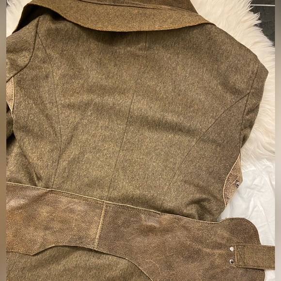 Jacket Leather, Cashmere, Silk, Size XS - Picture 7 of 16